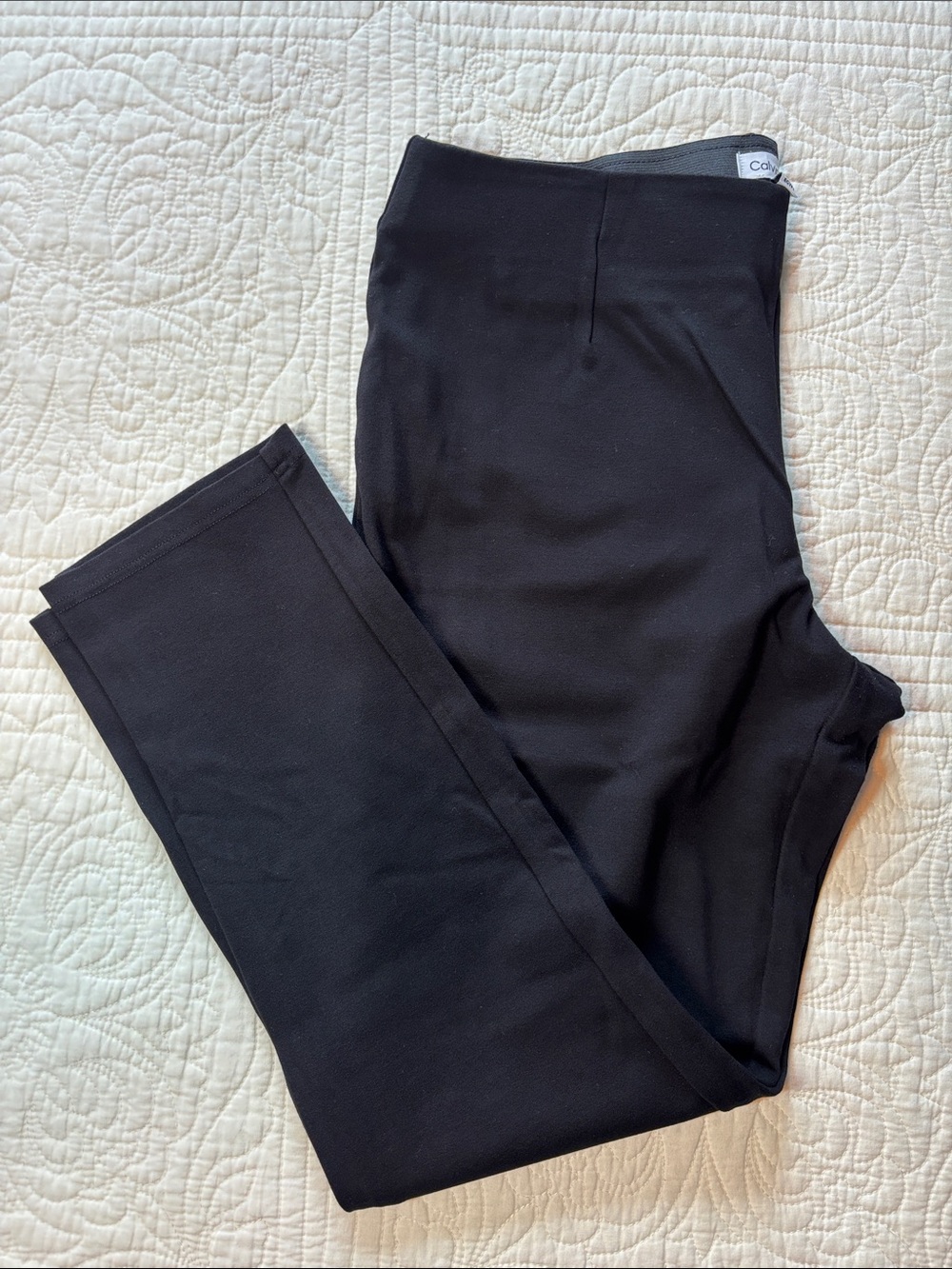 Calvin Klein Black High-Waist Leggings